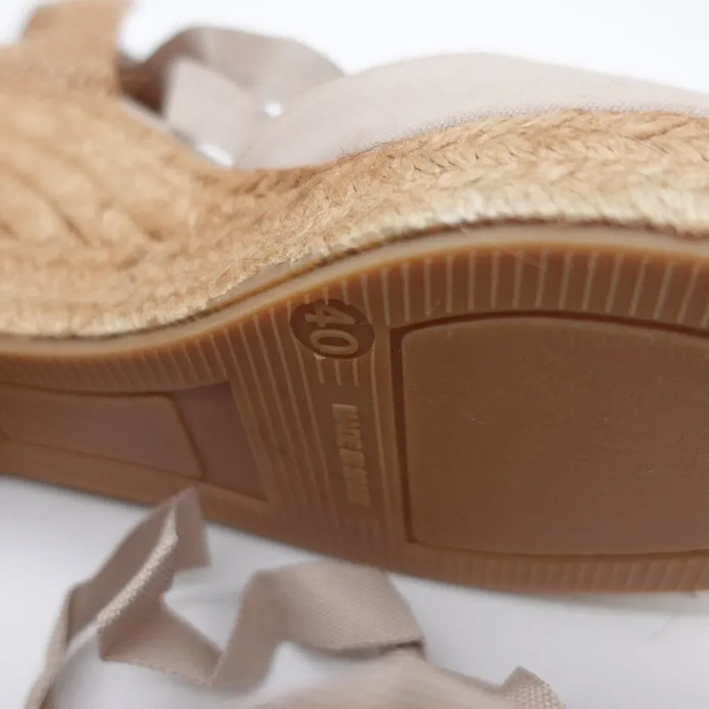 8 BY YOOX WOMEN ESPADRILLE WEDGE SHOES - BNIB